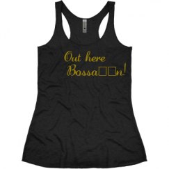Ladies Slim Fit Super Soft Racerback Triblend Tank