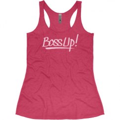 Ladies Slim Fit Super Soft Racerback Triblend Tank