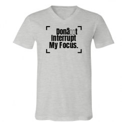 Unisex V-Neck Jersey Tee