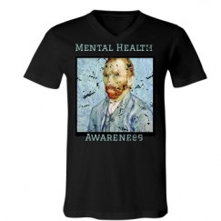 Unisex V-Neck Jersey Tee