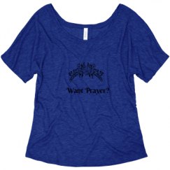 Ladies Flowy Slouchy Tee