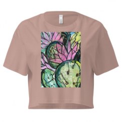 Ladies Festival Cali Crop Top Tee