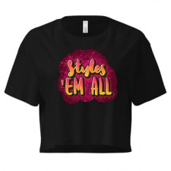 Ladies Festival Cali Crop Top Tee