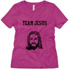 Ladies Relaxed Fit V-Neck Tee