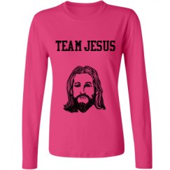 Ladies Relaxed Fit Basic Long Sleeve Tee