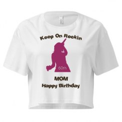 Ladies Festival Cali Crop Top Tee