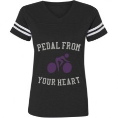 Ladies Relaxed Fit Vintage Sports Tee