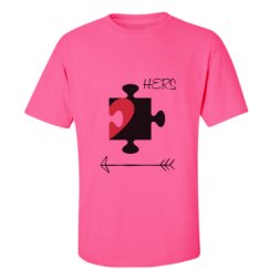 Unisex Ultra Cotton Safety Neon Crewneck Tee