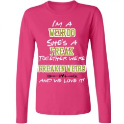 Ladies Relaxed Fit Basic Long Sleeve Tee