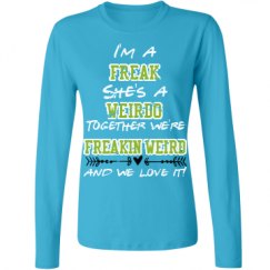 Ladies Relaxed Fit Basic Long Sleeve Tee