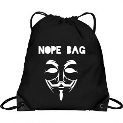 Nope Bag Drawstring Backpack