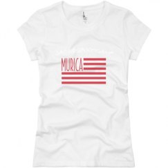 Ladies Slim Fit Basic Promo Jersey Tee