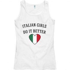 ITALIAN GIRLS DO  IT BETTER TANK