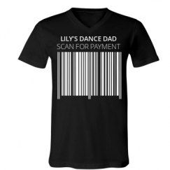 Unisex V-Neck Jersey Tee