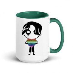 15oz Ceramic Mug with Color Inside