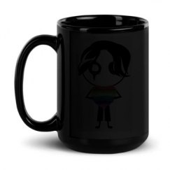 15oz Black Glossy Mug