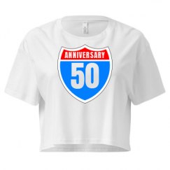 Ladies Festival Cali Crop Top Tee