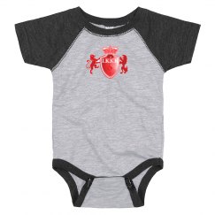 LKKK Infant Rabbit Skins Vintage Raglan Bodysuit