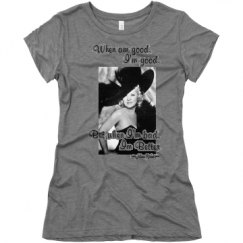 Ladies Slim Fit Super Soft Triblend Tee