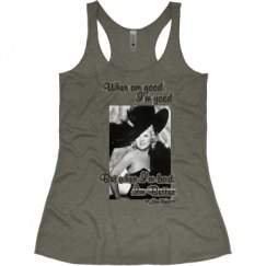 Ladies Slim Fit Super Soft Racerback Triblend Tank