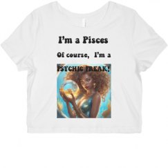 Ladies Slim Fit Crop Top Tee