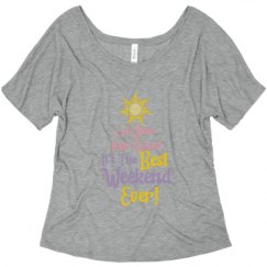Ladies Flowy Slouchy Tee