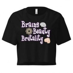 Ladies Festival Cali Crop Top Tee