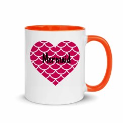 11oz Ceramic Mug with Color Inside