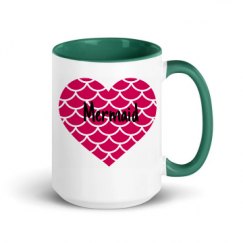 15oz Ceramic Mug with Color Inside