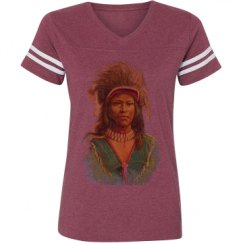 Ladies Relaxed Fit Vintage Sports Tee