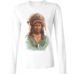 Ladies Relaxed Fit Basic Long Sleeve Tee