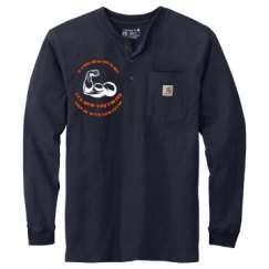Unisex Carhartt Long Sleeve Henley Tee 