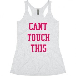 Ladies Slim Fit Super Soft Racerback Triblend Tank