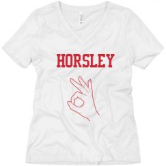 Ladies Relaxed Fit V-Neck Tee