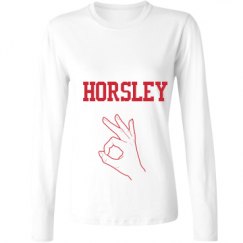 Ladies Relaxed Fit Basic Long Sleeve Tee