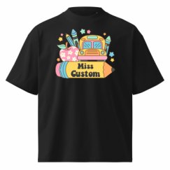 Unisex Organic Oversized High Neck T-Shirt