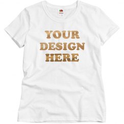 Custom Metallic Gold Foil Shirts