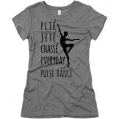 Ladies Slim Fit Super Soft Triblend Tee