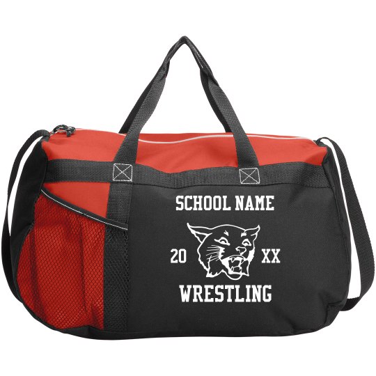 Personalized Sports Duffel Bag With Custom Name - Martial Arts Gym Bag For Women, Large Capacity