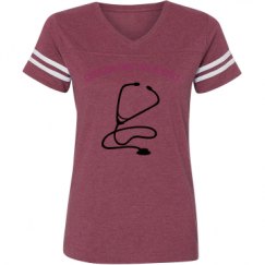 Ladies Relaxed Fit Vintage Sports Tee