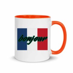 11oz Ceramic Mug with Color Inside