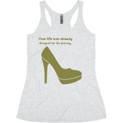 Ladies Slim Fit Super Soft Racerback Triblend Tank