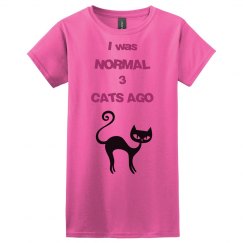 I Was Normal 3 Cats Ago Shirt