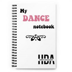 HDA ‘My Dance Notebook’ 