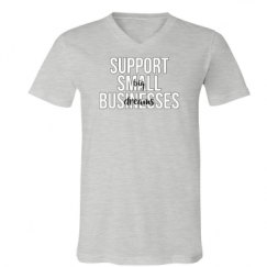 Unisex V-Neck Jersey Tee