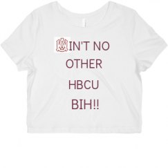 Ladies Slim Fit Crop Top Tee