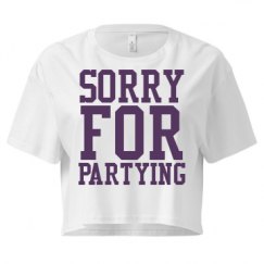 Ladies Festival Cali Crop Top Tee