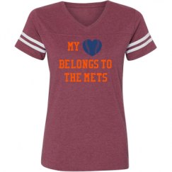 Ladies Relaxed Fit Vintage Sports Tee