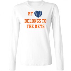 Ladies Relaxed Fit Basic Long Sleeve Tee