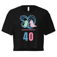 Ladies Festival Cali Crop Top Tee